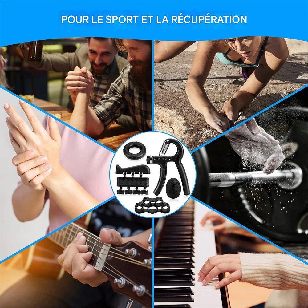 ForceGrip™ – Pince Réglable de Renforcement Musculaire